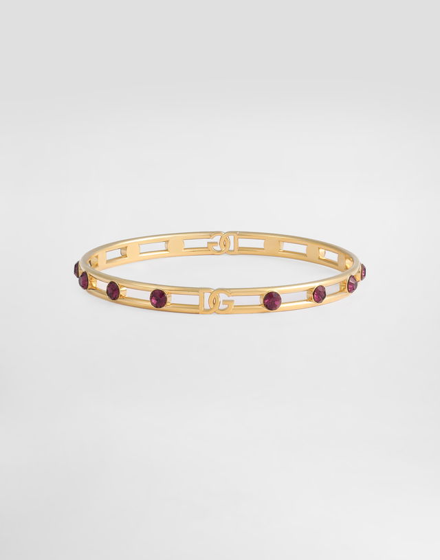 Dolce & Gabbana Metal Bracelet with Stones