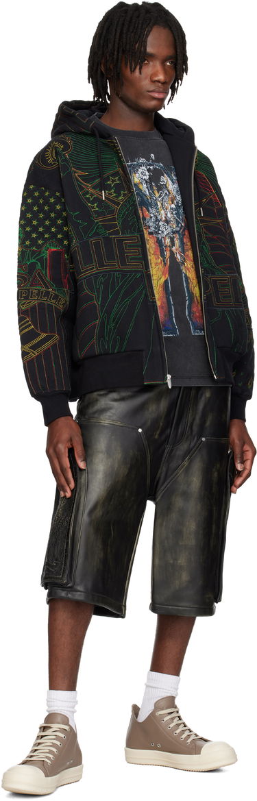 Суитчър Who Decides War Who Decides War Pelle Pelle Edition Monument Zip-Up Hoodie Черно | 1110620030SS25, 3