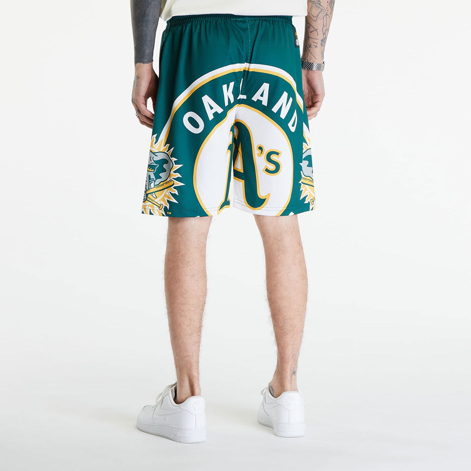 Къси панталони New Era Oakland Athletics Large Logo Shorts Dark Green Зелено | 60502687, 1