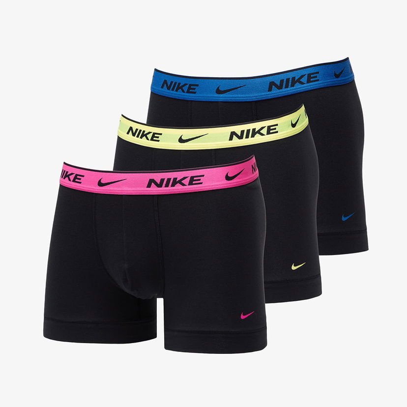 Бельо и чорапи Nike Dri-FIT Everyday Cotton Stretch Trunk 3-Pack Черно | 0000KE1008-MT3