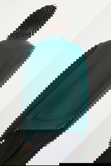 Суитчър Carhartt WIP Half Zip American Script Sweatshirt Зелено | I027014.05AXX, 2