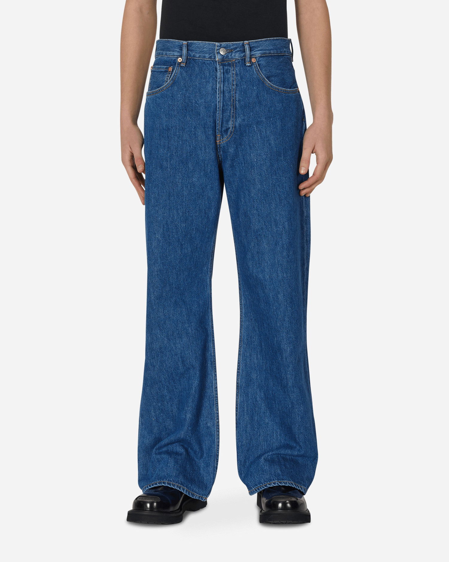 Дънки Acne Studios Loose Fit Jeans Тъмно синьо | B00231- 838, 0