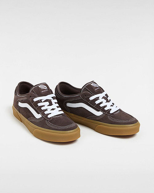 Кецове и обувки Vans Rowley Classic Shoes (chocolate/white) Unisex Brown, Size 2.5 Кафяво | VN0A4BTTE2M, 1