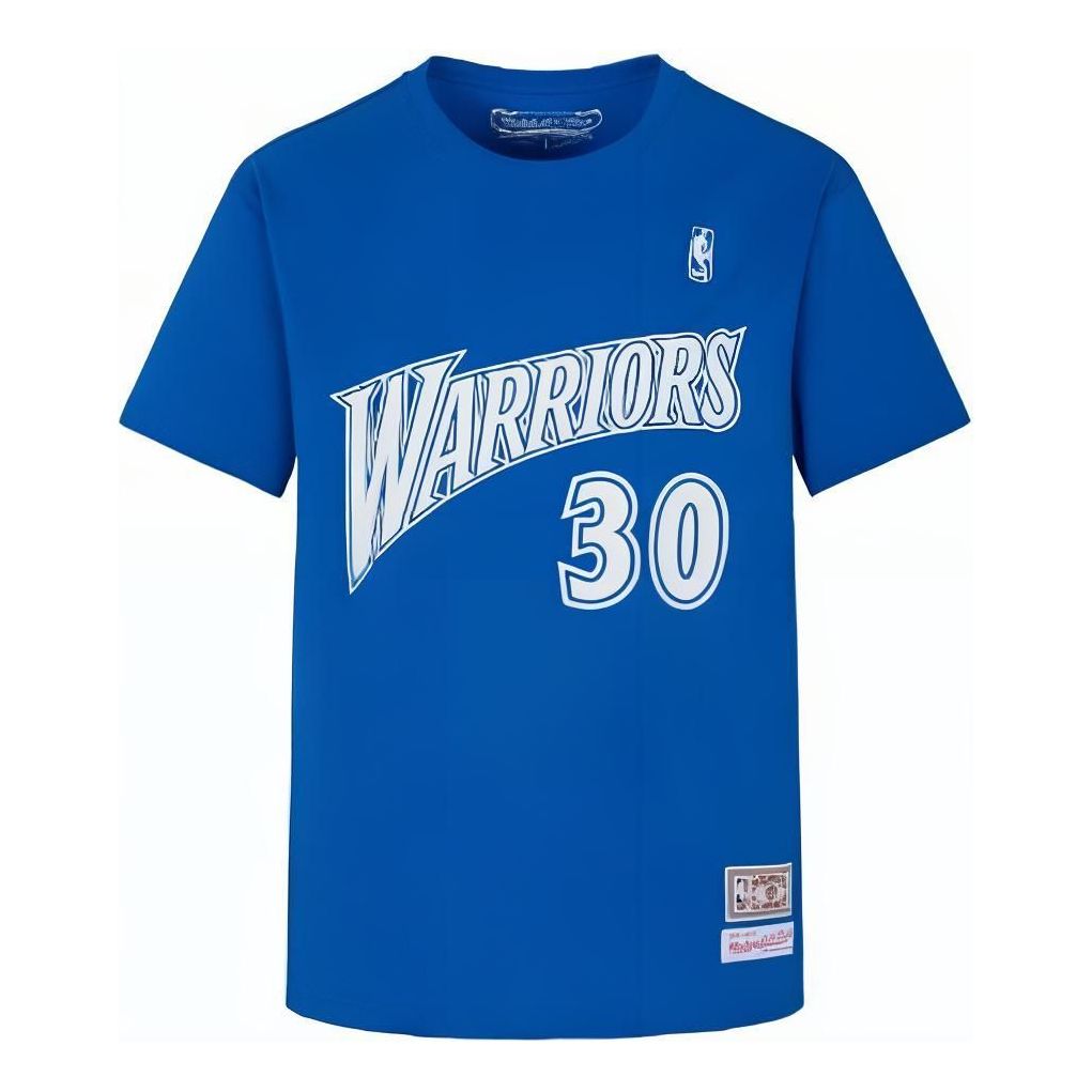Тениска Mitchell & Ness Mitchell & Ness NBA Golden State Warriors Stephen Curry Number 30 T-Shirt Синьо | MNJYSST230133-ROYAL, 0
