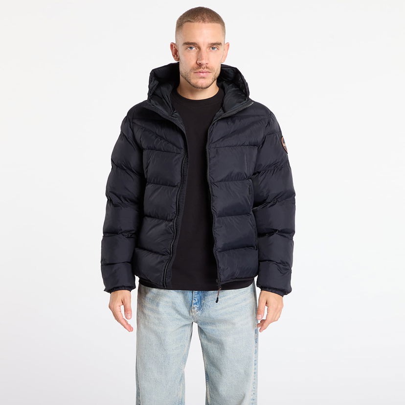 Пухо яке Napapijri A-Molveno Hood Puffer Jacket Черно | NP0A88V29411