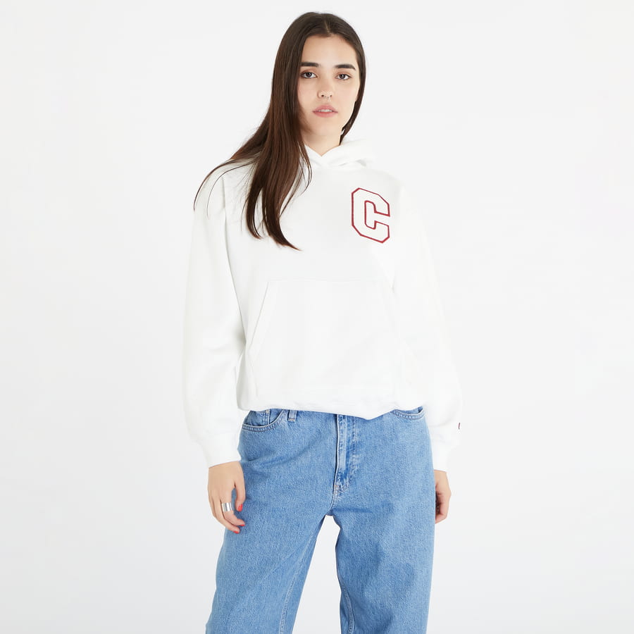 Суитчър Champion Hooded Sweatshirt Бяло | 116630 CHA WW033, 0
