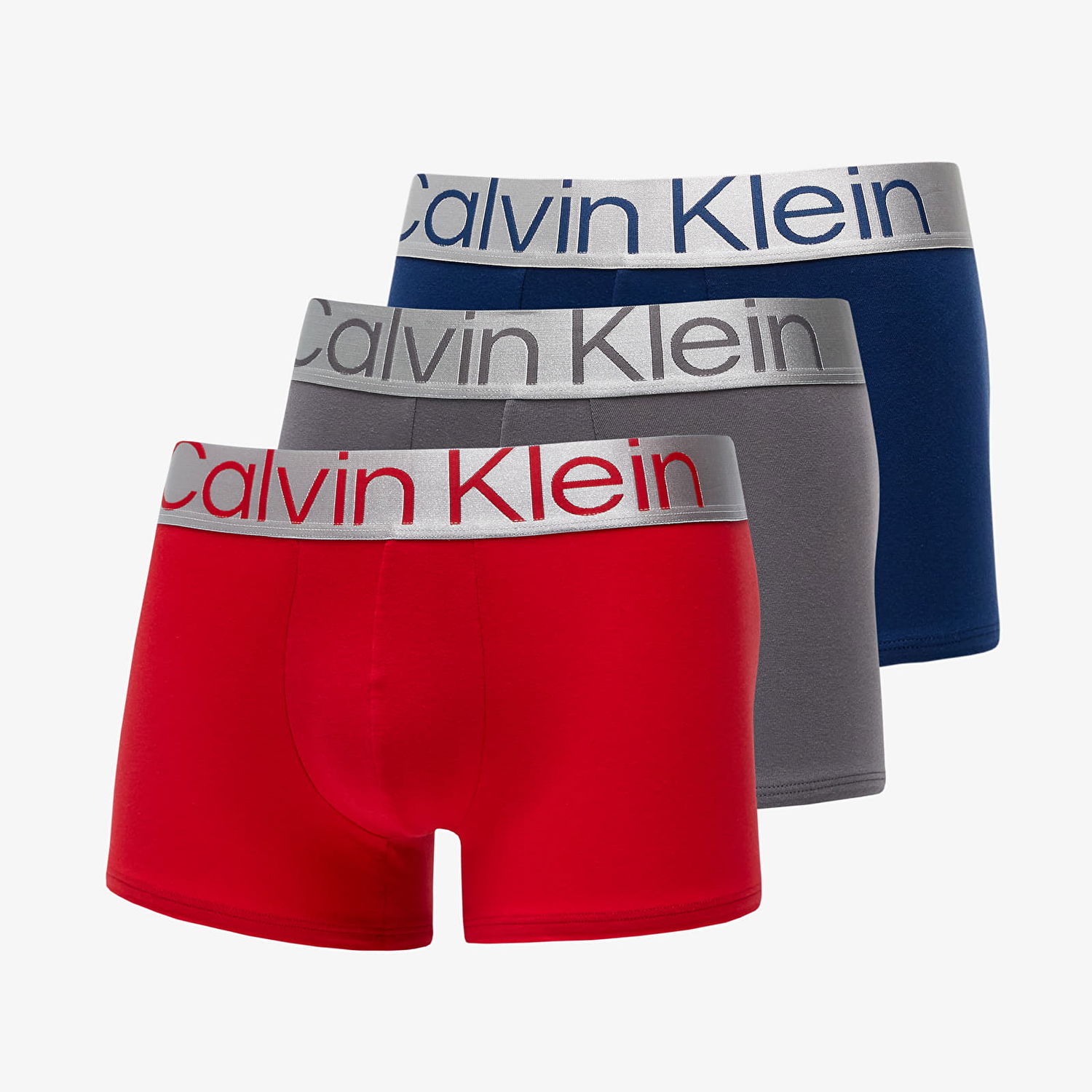 Боксерки CALVIN KLEIN Reconsidered Steel Cotton Trunk 3-Pack Многоцветен | NB3130A 109, 0