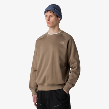 Суитчър The North Face The North Face Raglan Box NSE Crew Sweatshirt Кафяво | NF0A89FAE1Q1, 1