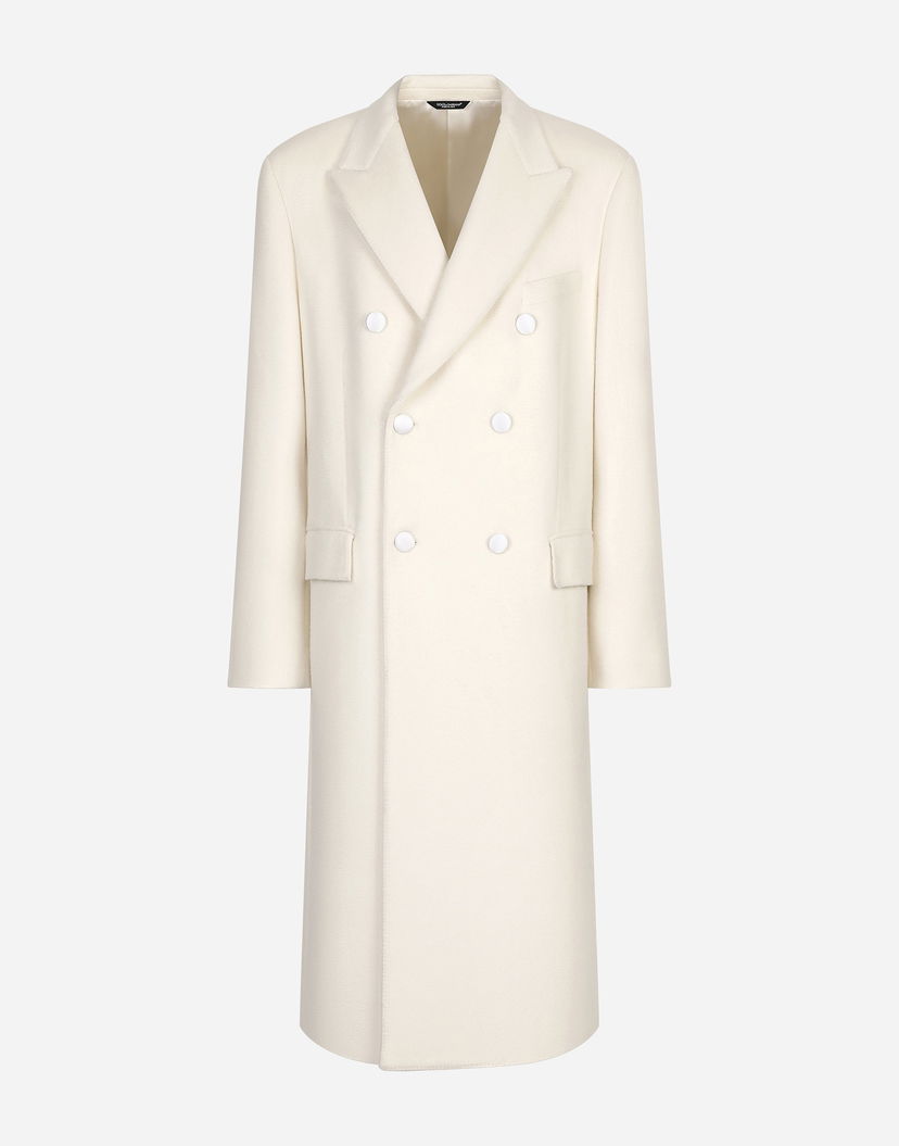 Палта Dolce & Gabbana Double-breasted Cashmere Coat Бежово | G049ATFU2OIW4147