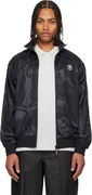 AAPENOW Moonface Camo Zip-Up Track Jacket