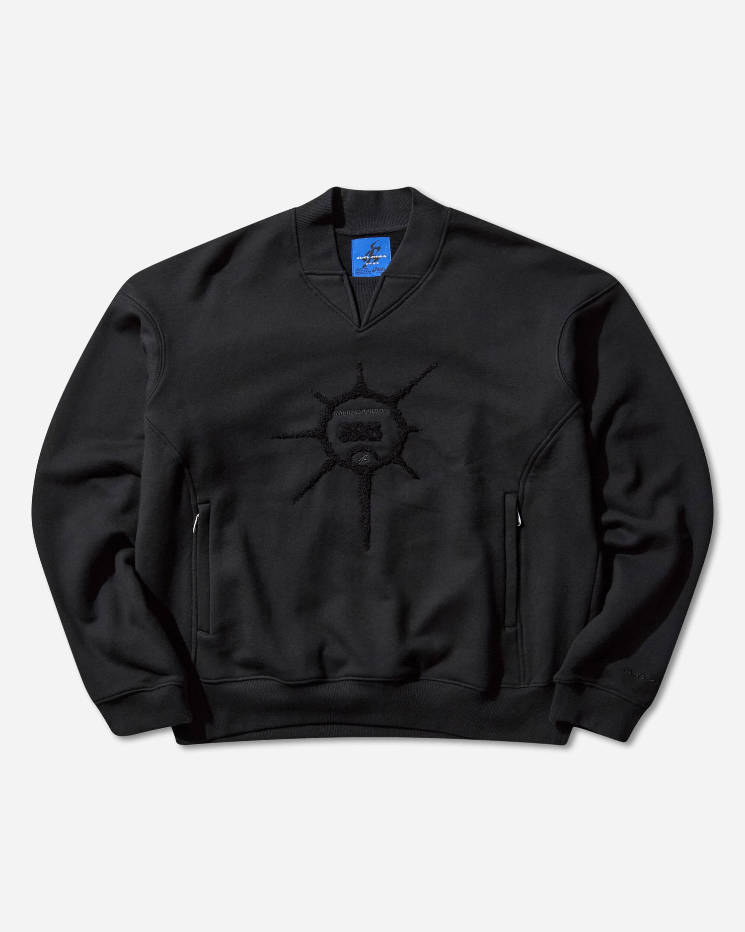 Суитчър Asics Novalis Pyroloi Mock Neck Piped Sweatshirt Черно | 2203A327-001, 1