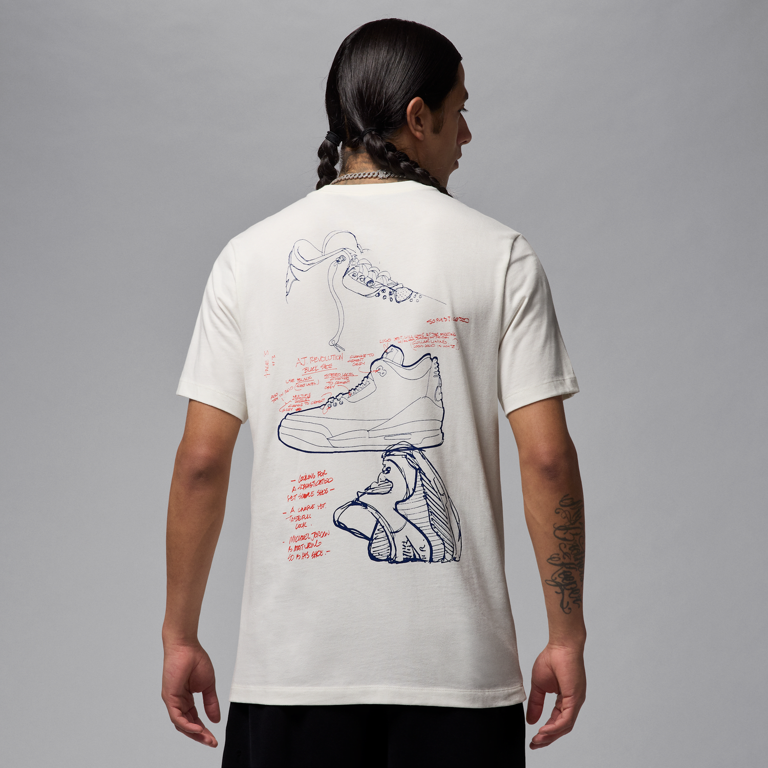 Тениска Jordan Jordan Rare Air T-Shirt Бяло | IB7526-133, 1