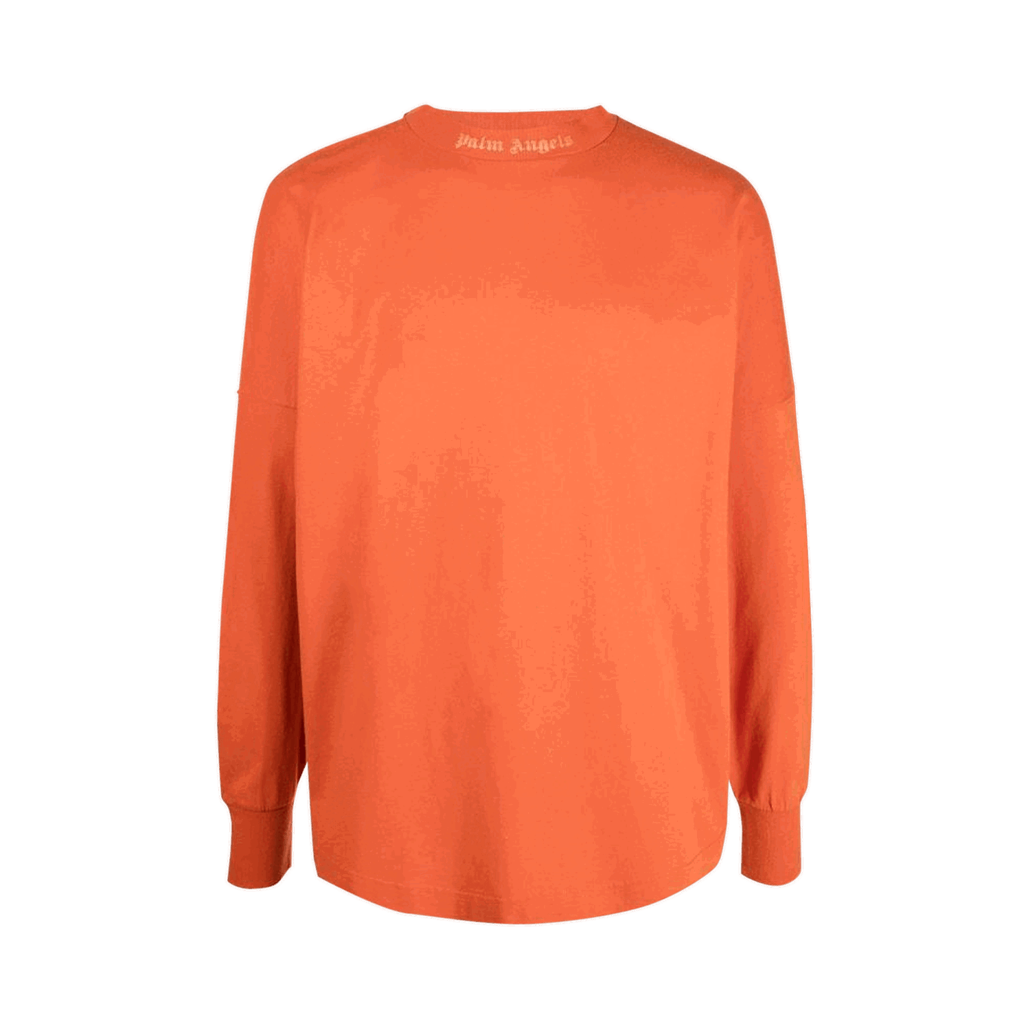 Тениска Palm Angels Long Sleeve Glitter Mock Neck Logo Tee Червено | PMAB001F22JER0022727, 0