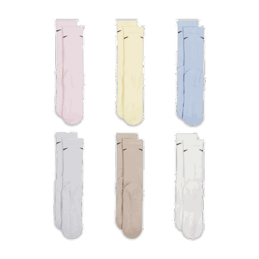 Чорапи Nike Everyday Plus Cushioned Crew Socks (6 Pairs) Розово | sx6897-906, 4