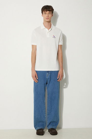 Поло тениска Paul Smith Paul Smith Applique Detail Polo Shirt Бяло | M1R.698P.NP4722, 1