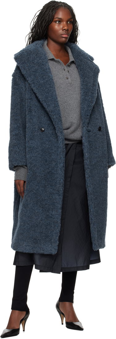Палта Max Mara Zebra Coat Синьо | 2421016152600 MM10506, 4