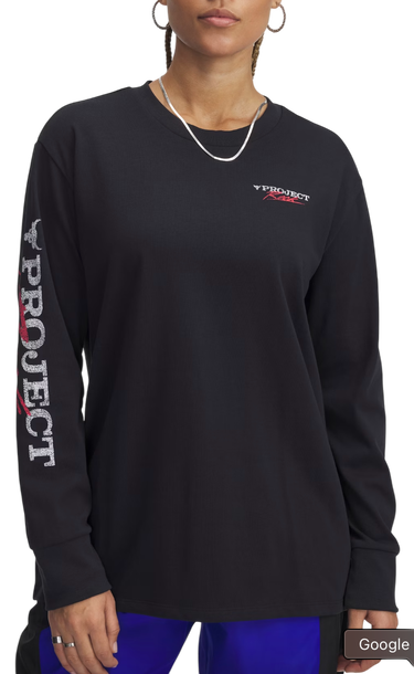 Пуловер Under Armour Project Rock Long Sleeve T-Shirt Черно | 1389700-001, 0