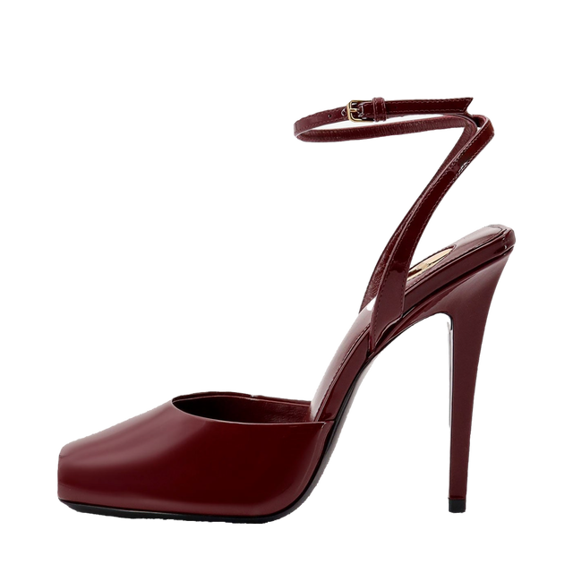 Patent Leather Slingback Pumps