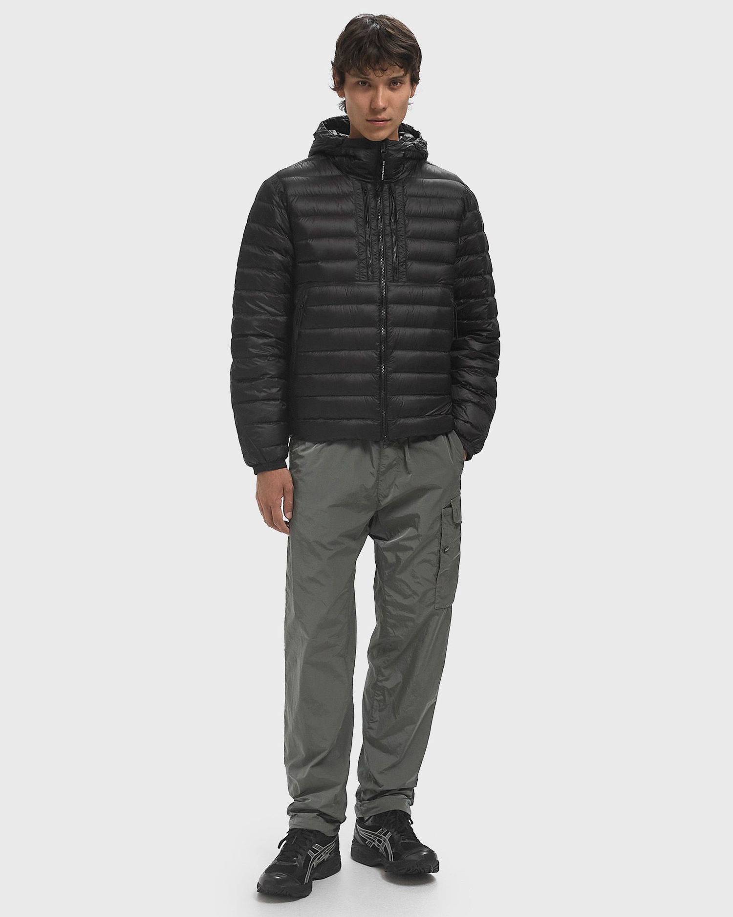Пухо яке C.P. Company Goggle Hooded Down Jacket Черно | 19CMOW031A110416A-999, 1