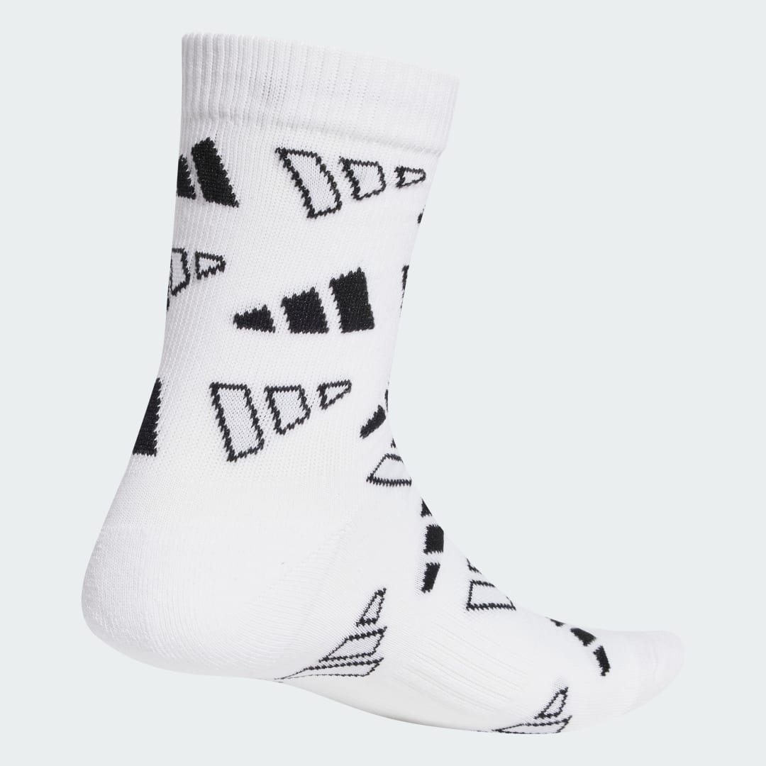 Чорапи adidas Performance Mid-Cut Socks With Graphic Logo Бяло | JJ1142, 0