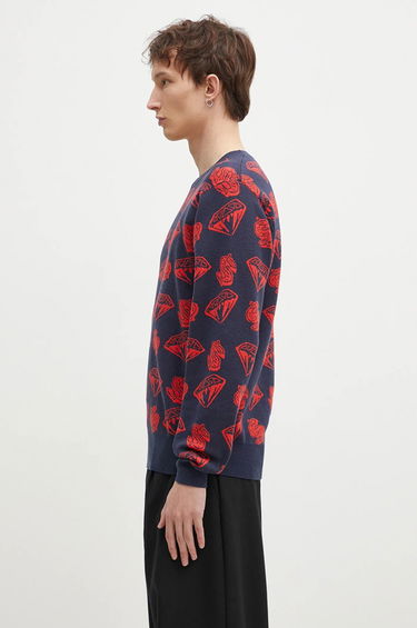 Пуловер BILLIONAIRE BOYS CLUB Diamonds & Dollars Knitted Jumper Синьо | B24223, 1