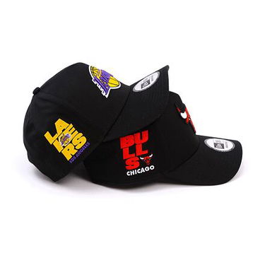 Шапка с козирка New Era LA Lakers 9FORTY A-Frame Adjustable Cap Черно | 60595228, 6
