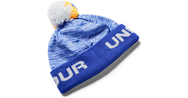 Шапка Under Armour Under Armour Gametime Pom Beanie Синьо | 1345388-402, 1