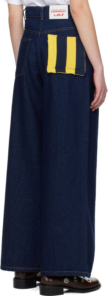 Дънки Charles Jeffrey Loverboy Charles Jeffrey LOVERBOY Wide Leg Jeans Синьо | 054040502, 2