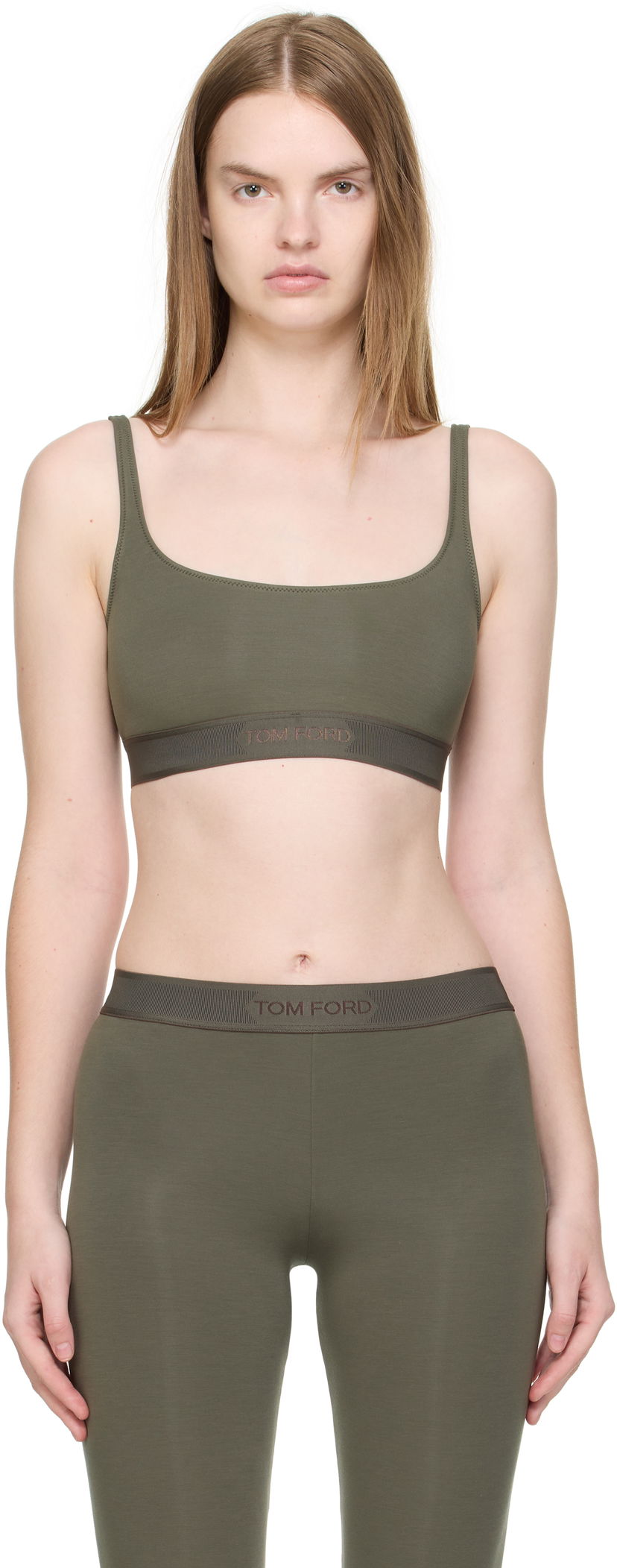 Сутиен Tom Ford Tom Ford Signature Bralette Зелено | BRJ016-JEX166