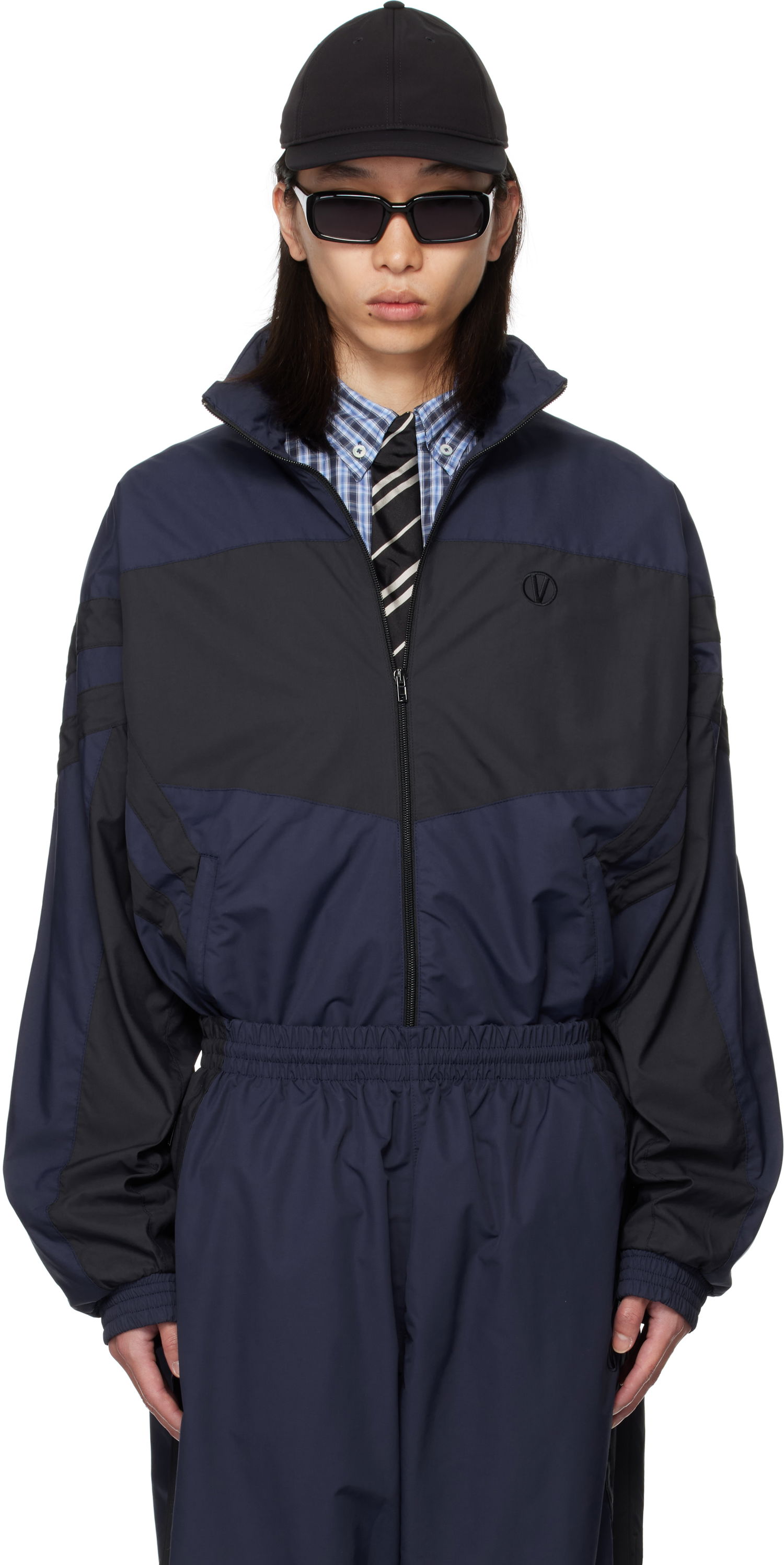 Яке VETEMENTS VETEMENTS Iconic Tracksuit Jacket Тъмно синьо | UH76GJ400N, 0