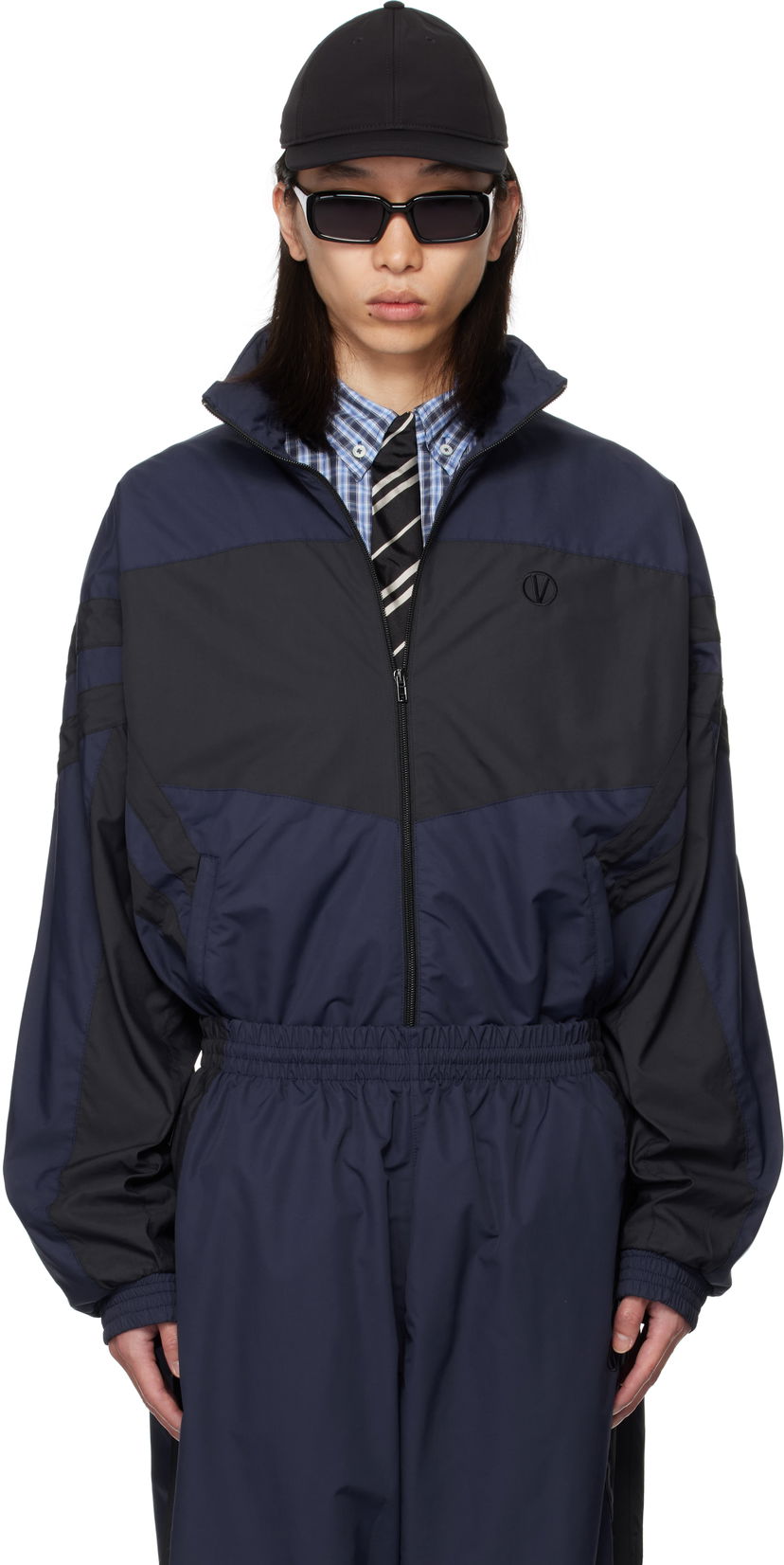 Яке VETEMENTS VETEMENTS Iconic Tracksuit Jacket Тъмно синьо | UH76GJ400N
