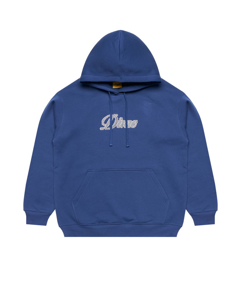 Суитчър Dime Pixel Cursive Hoodie Синьо | DIMEFA2419BLU