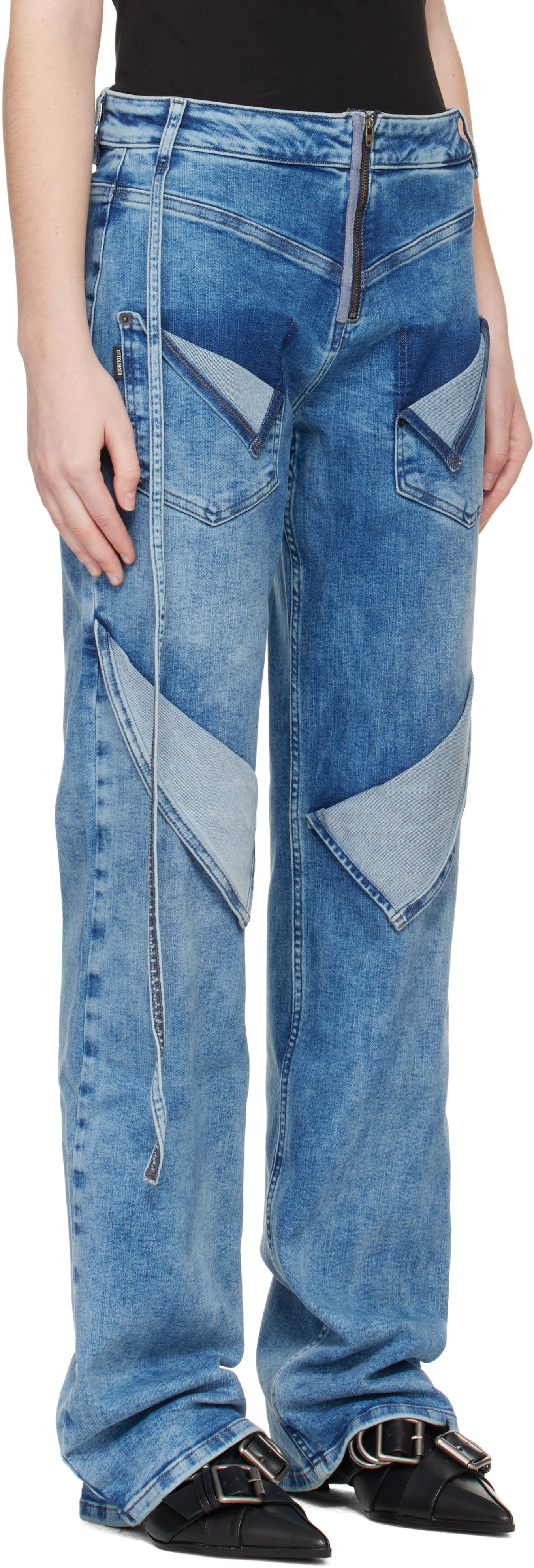 Дънки Ottolinger Ottolinger Loose Fit Jeans Синьо | 117-202817-02, 1