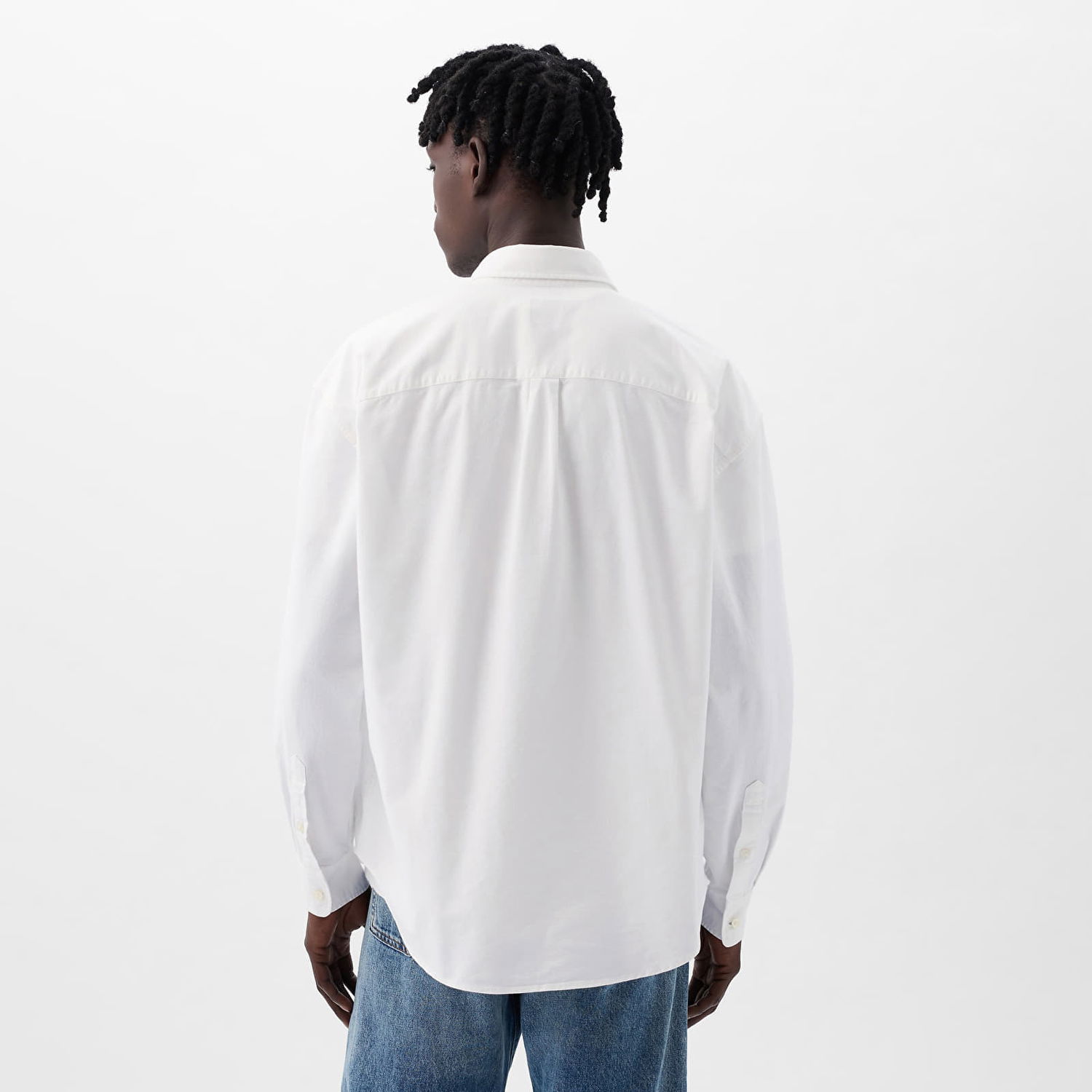 Риза GAP Shirt Standard Logo Oxford Shirt Optic White XL Бяло | 887258-02, 1