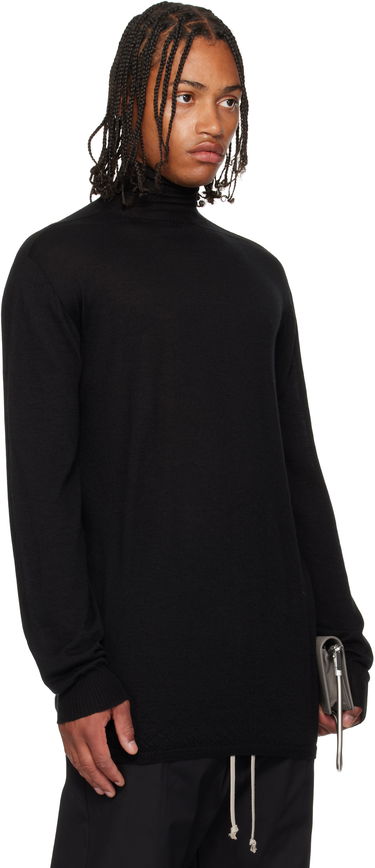 Пуловер Rick Owens Rick Owens Concordians Oversized Turtleneck Sweater Черно | RU02E1626 WS, 1