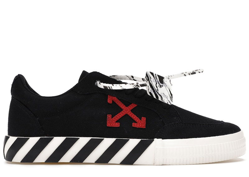 Кецове и обувки Off-White Vulc Low Black Red Arrow FW20 Черно | OMIA085E20FAB0011025, 0