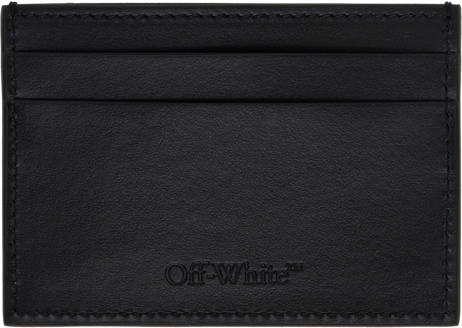 Портфейл Off-White Heritage Leather Card Holder Черно | OMND09BC99LEA0011001, 1