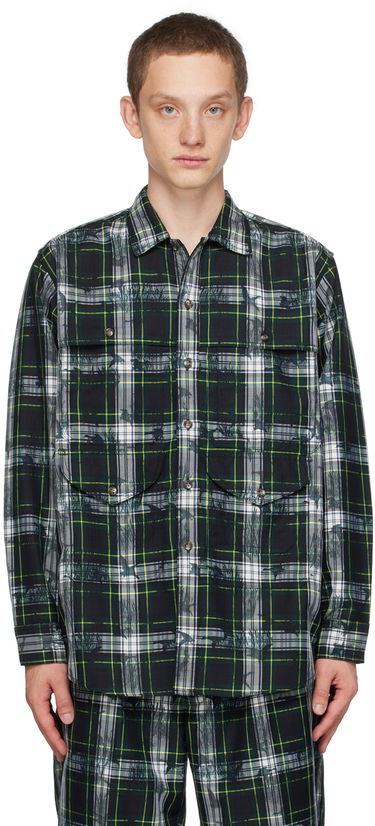 Риза BEAMS BEAMS PLUS Adventure Plaid Shirt Зелено | 38110268791, 0