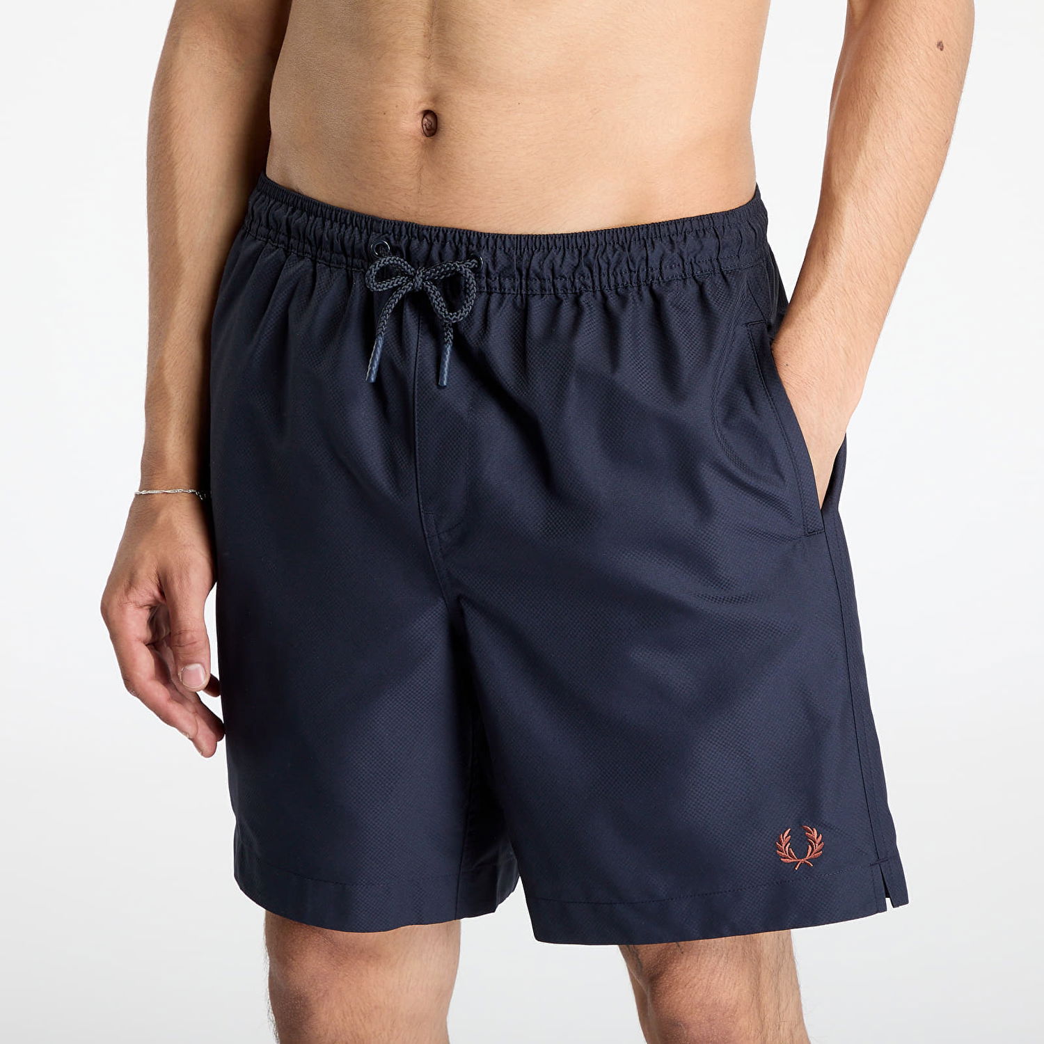 Бански Fred Perry Fred Perry Classic Swim Shorts Тъмно синьо | S8508 Y31, 1