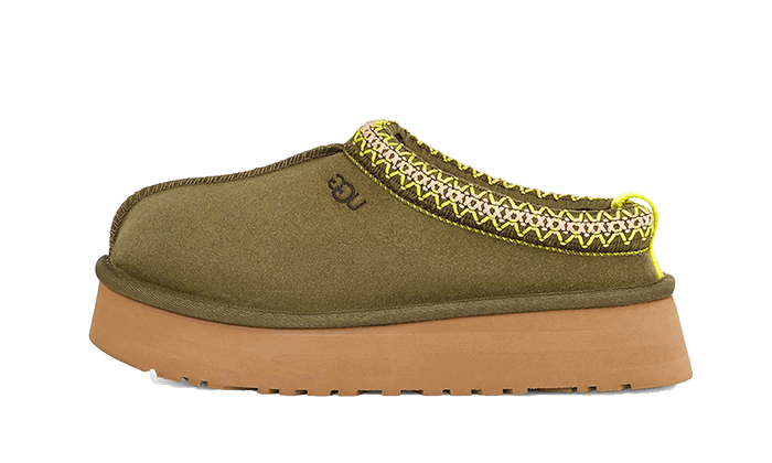 Кецове и обувки UGG Tazz Slipper Burnt Olive Зелено | 1122553-BTOL, 0