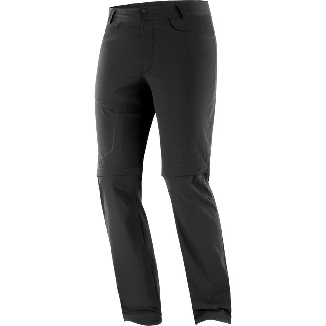 Панталони Salomon Wayfarer Zip-Off Hiking Pants Черно | LC2019700, 1