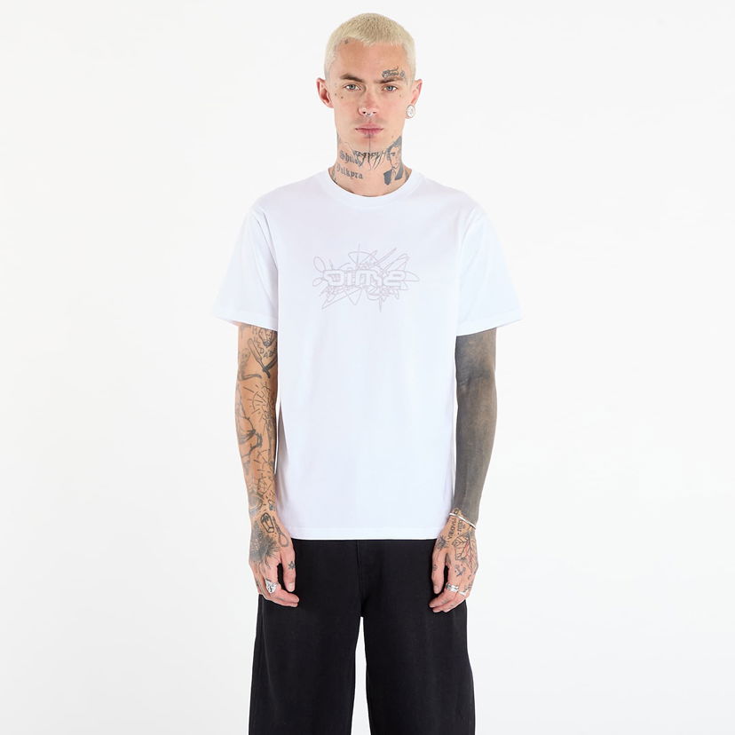 Тениска Dime Dime Glyph T-Shirt Бяло | DIMEFA2567WHT