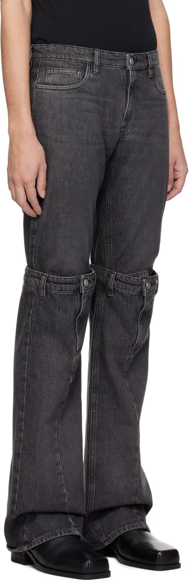 Дънки Coperni Open Knee Jeans Черно | COPP55852MEN, 1