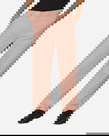 Панталони Stüssy Canvas Work Pants Розово | 116496 SALM, 3