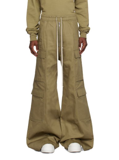 Карго панталони Rick Owens DRKSHDW Double Jumbo Belas Cargo Pants Зелено | DU02C5398 TW