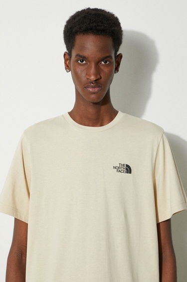 Тениска The North Face Simple Dome T-Shirt Бежово | NF0A87NG3X41, 4