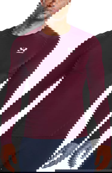 Тениска Under Armour HG Armour Comp Tee Бургунди | 1361524-609, 0