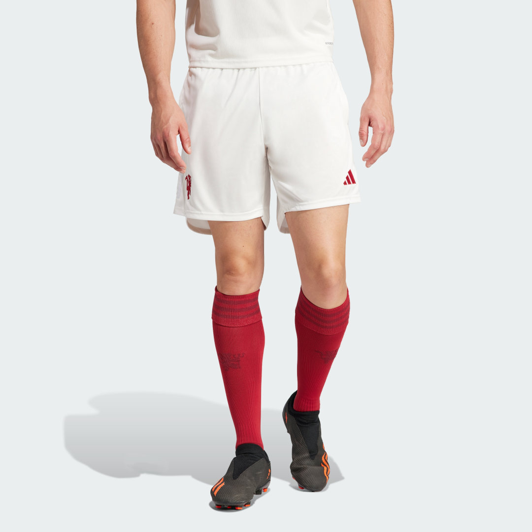 Къси панталони adidas Originals Manchester United 23/24 Third Бяло | IP4085, 1