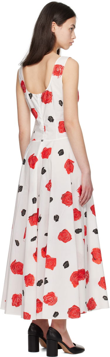 Pокля Marni Marni Iris Cotton Poplin Maxi Dress Бяло | ABMA1446A0 UTC501, 2