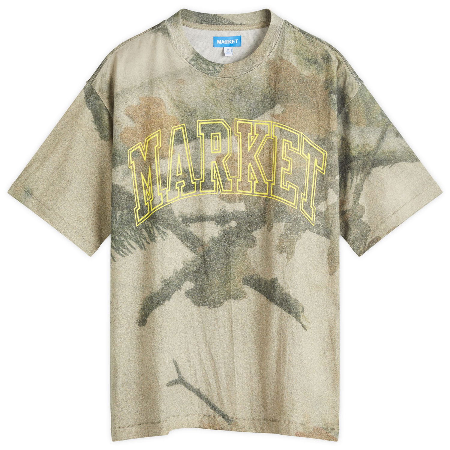 Тениска MARKET Golden Arc Camo T-Shirt, Size Large Бежово | 399002365-CAM, 1
